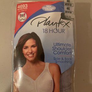 Playtex 18 Hour Bra US4693 Amethyst Color 40C